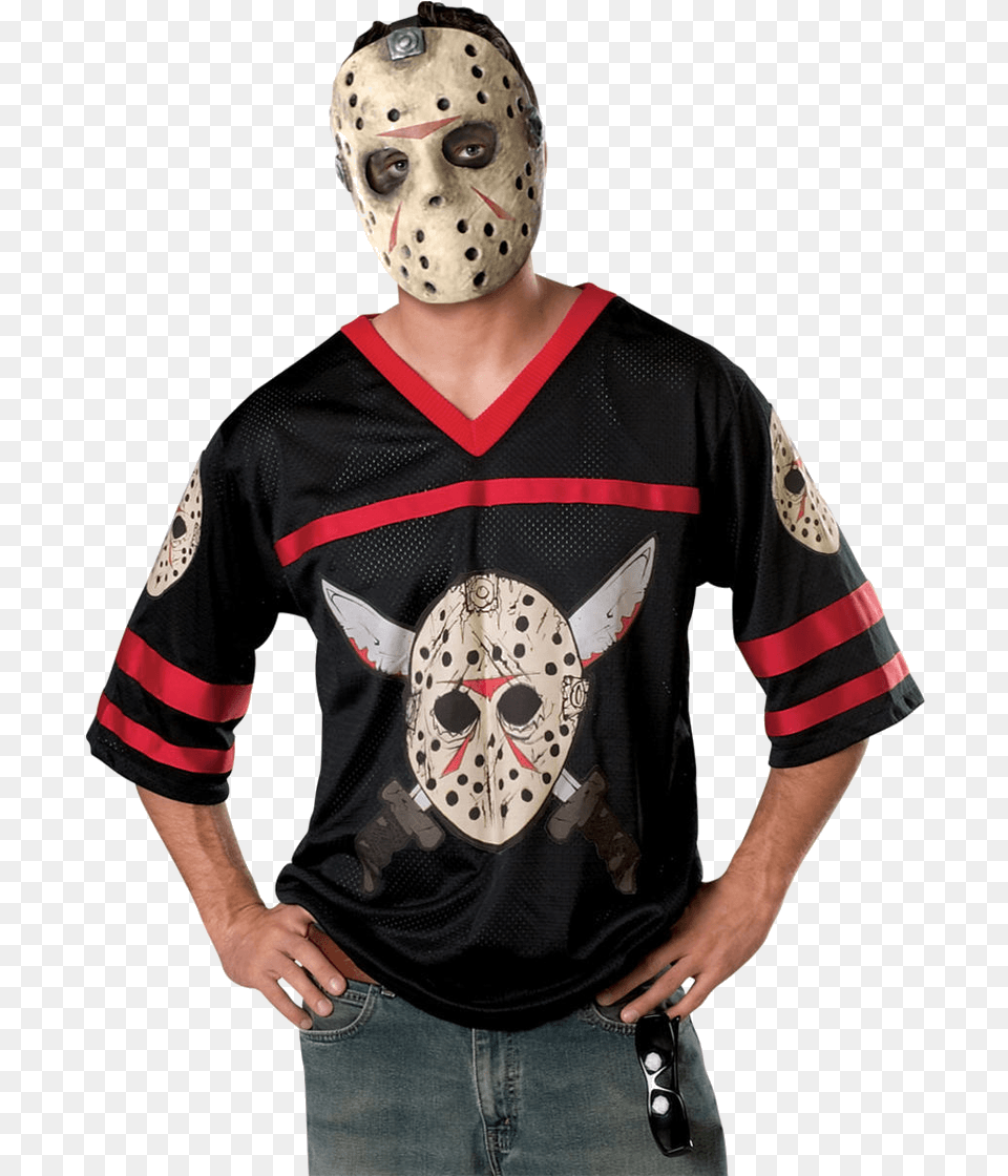 Friday The 13th Jason Costume, T-shirt, Clothing, Shirt, Person Png