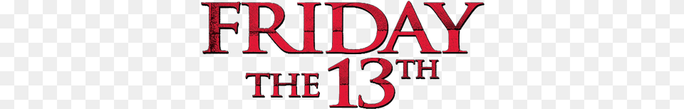Friday The 13th Logo Friday The, Book, Publication, Text Free Png