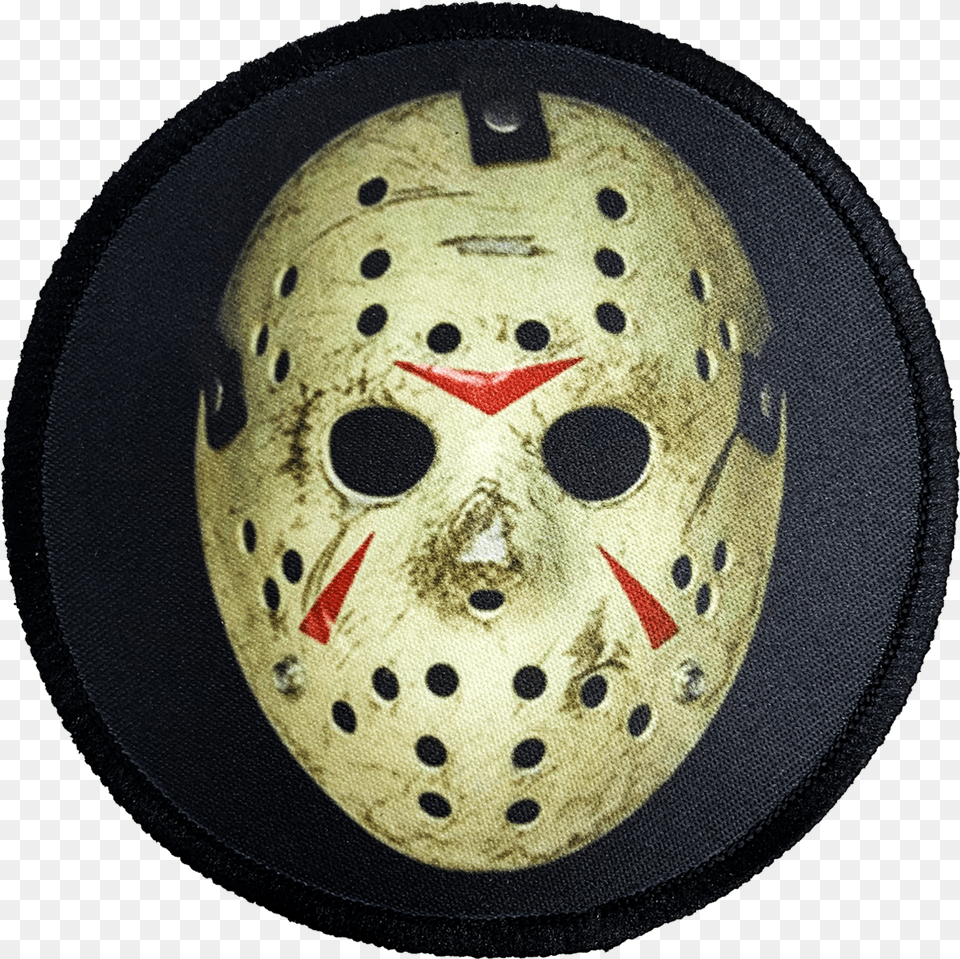 Friday The 13th Part 3 Jason Hockey Mask Iron On Patch Part 3 Jason Mask, Face, Head, Person Free Png Download