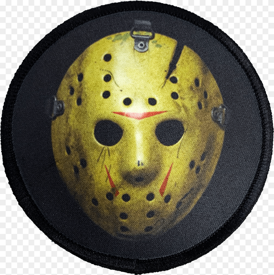 Friday The 13th Part 8 Jason Hockey Mask Iron On Patch Circle Png Image