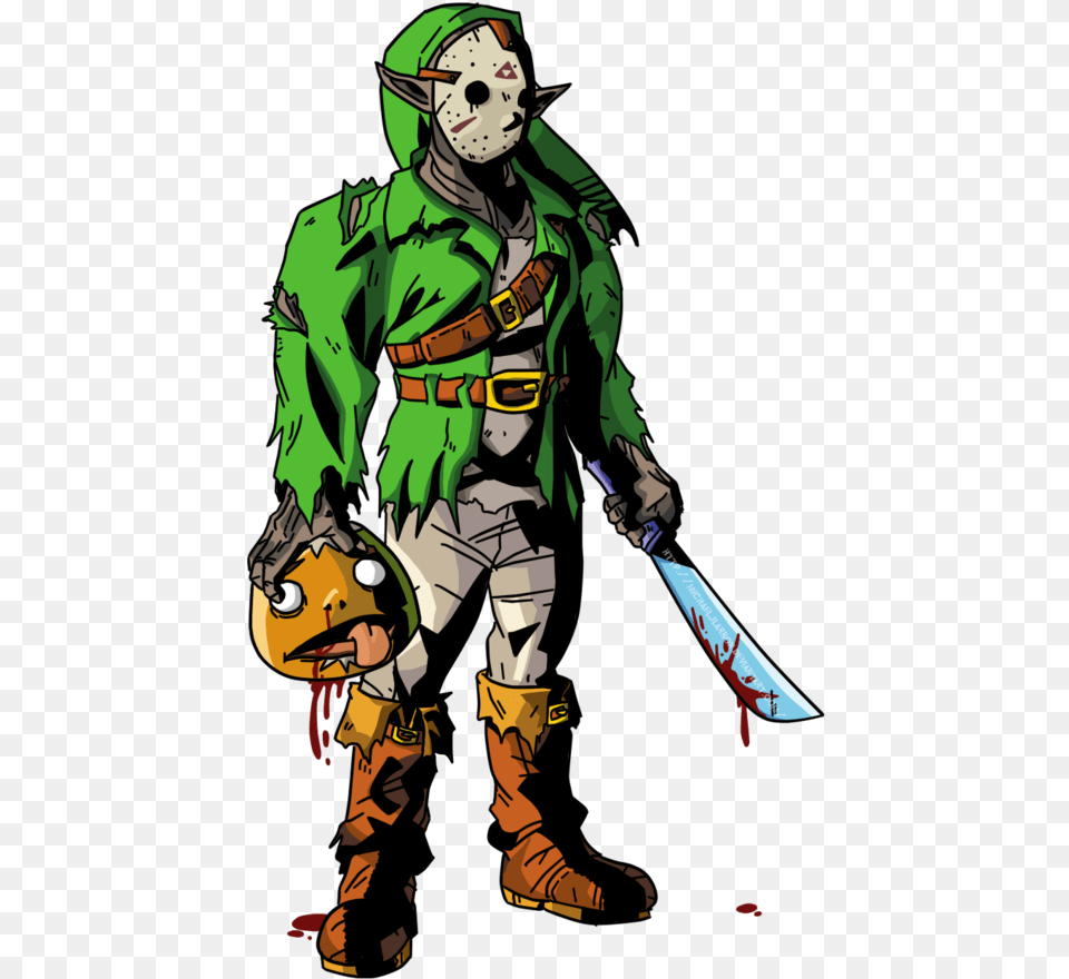 Friday The 13thzelda Crossover Art Zelda Dungeon, Adult, Male, Man, Person Png