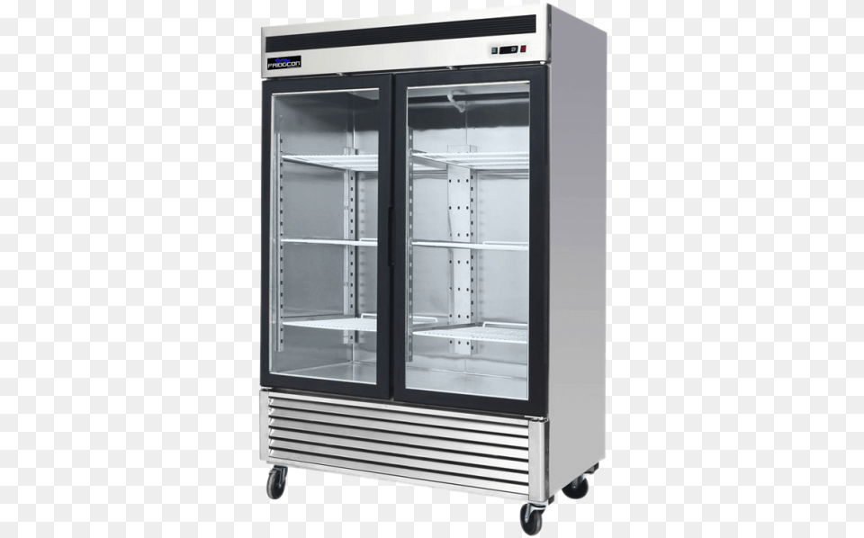 Fridgcon F R G Atosa 2 Door Glass Freezer, Appliance, Device, Electrical Device, Microwave Free Png