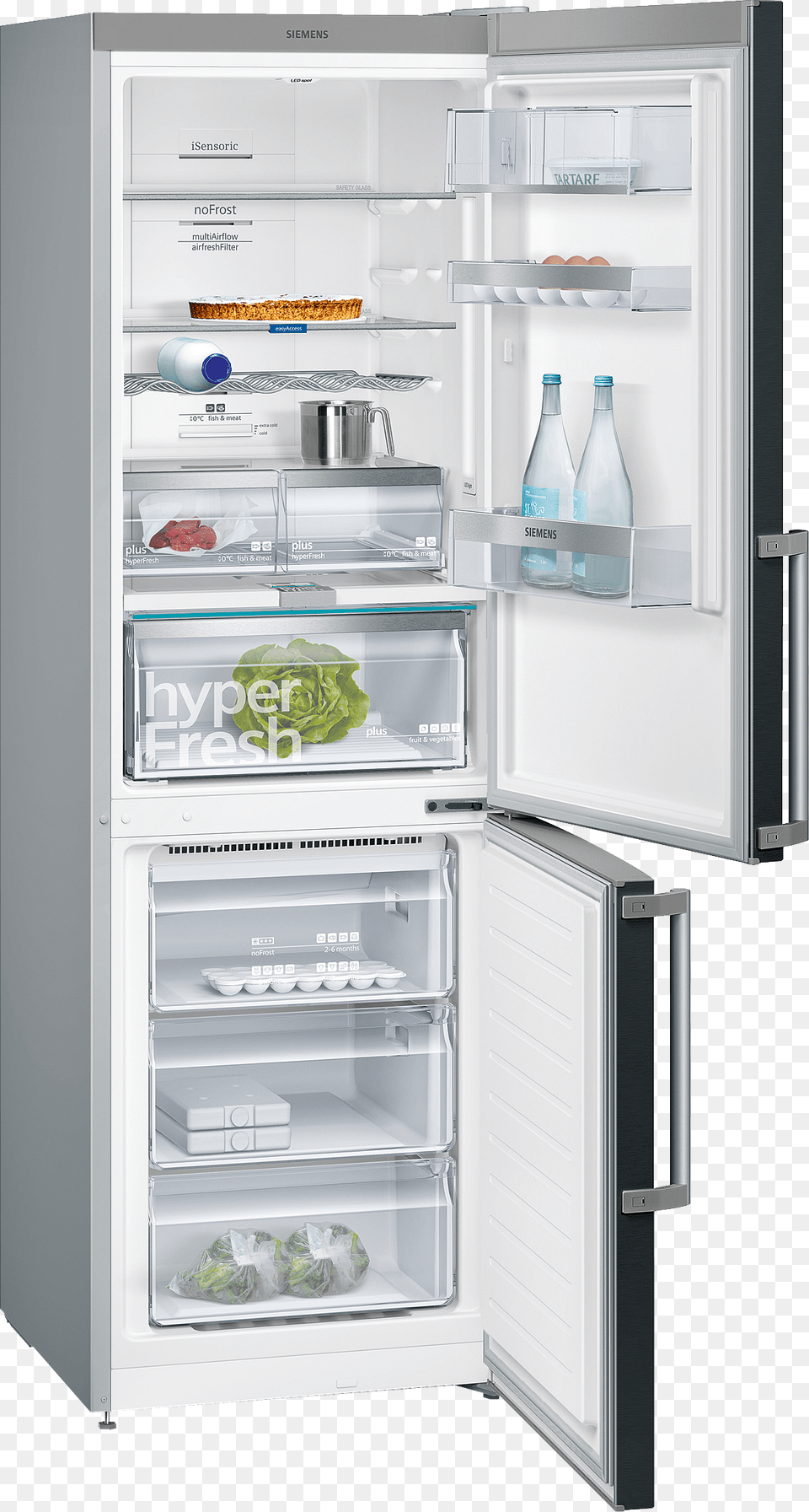 Fridge Freezer Siemens, Appliance, Device, Electrical Device, Refrigerator Free Png Download