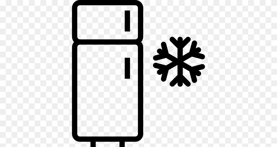 Fridge Icon, Nature, Outdoors, Stencil, Snow Free Png Download