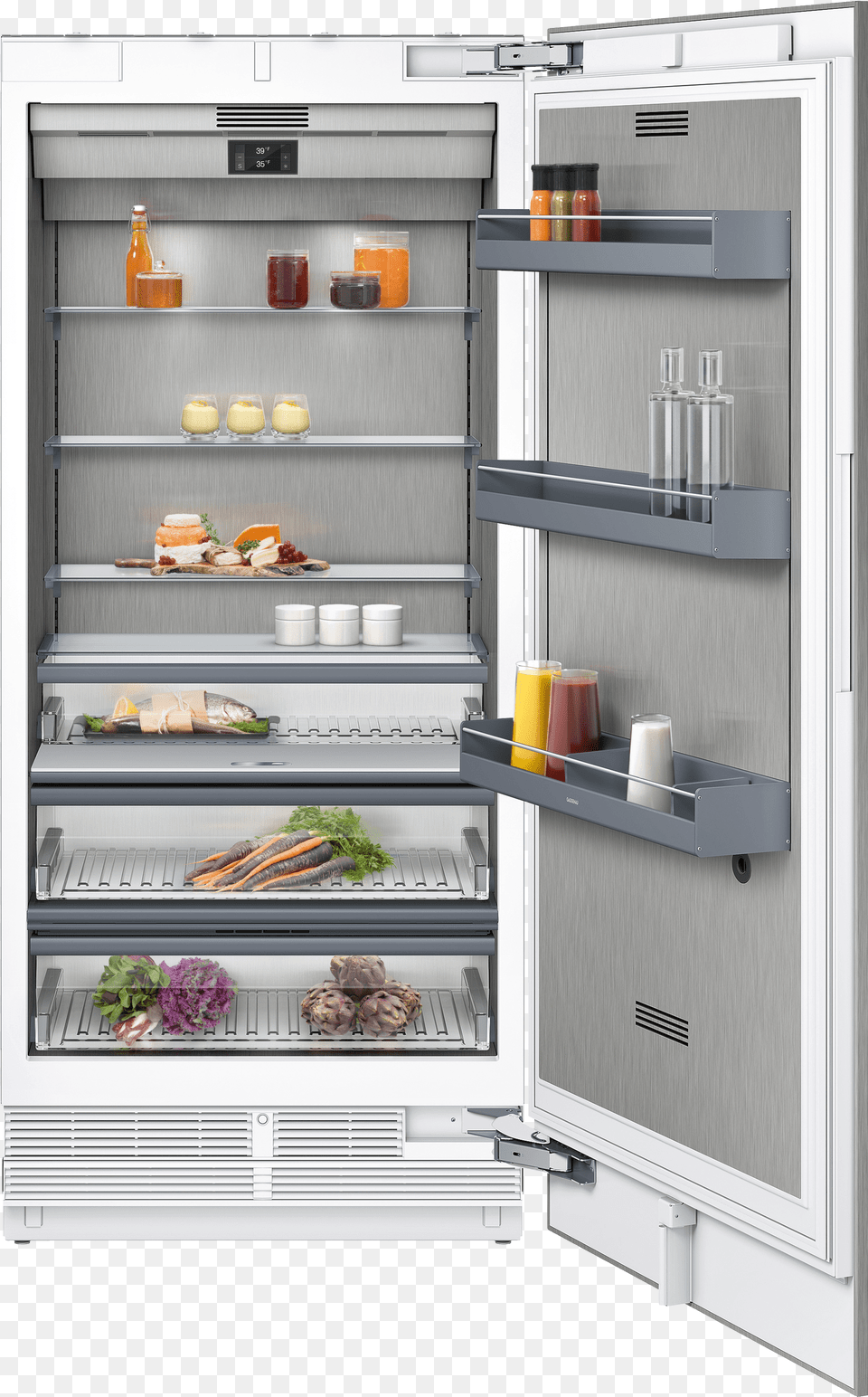 Fridge Top View, Burger, Device, Food, Appliance Free Png Download