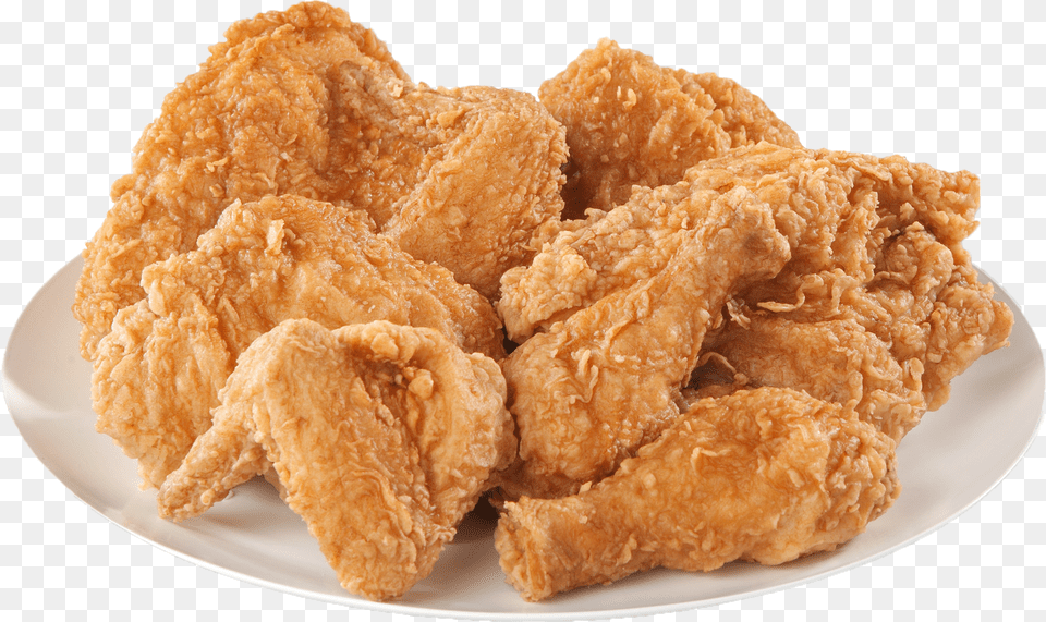 Fried Chicken, Food, Fried Chicken, Nuggets, Plate Free Png