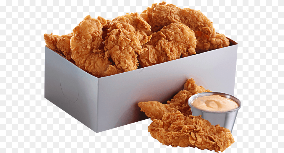 Fried Chicken Bucket Chicken Tenders In A Box, Food, Fried Chicken, Nuggets, Beverage Free Png