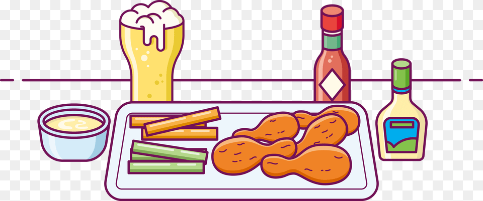 Fried Chicken Buffalo Wing Beer Fast Food Fried Chicken, Lunch, Meal, Face, Head Free Transparent Png