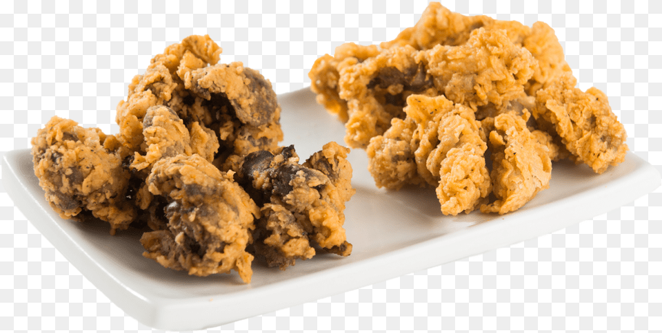 Fried Chicken Gizzard, Food, Fried Chicken, Plate, Nuggets Free Png Download