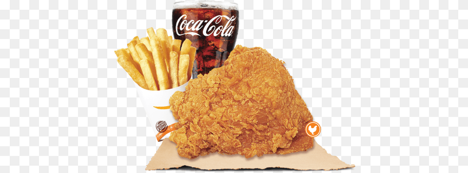 Fried Chicken Set Burger King, Food, Fried Chicken, Nuggets, Fries Free Png Download