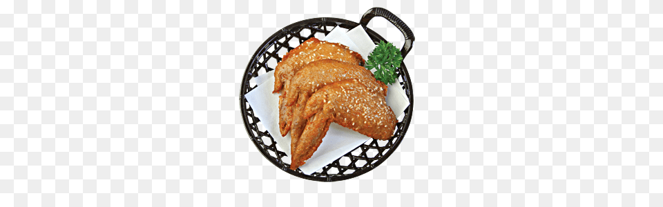 Fried Chicken Wings Genki Sushi, Food, Meal, Seasoning, Sesame Free Png