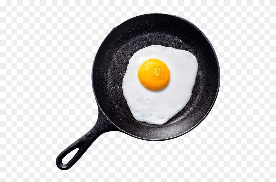 Fried Egg, Cookware, Food, Cooking Pan, Frying Pan Png Image