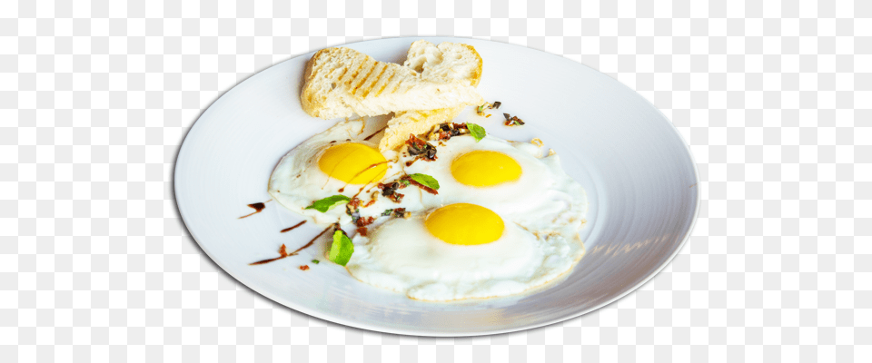 Fried Egg, Food, Food Presentation, Plate, Fried Egg Free Png
