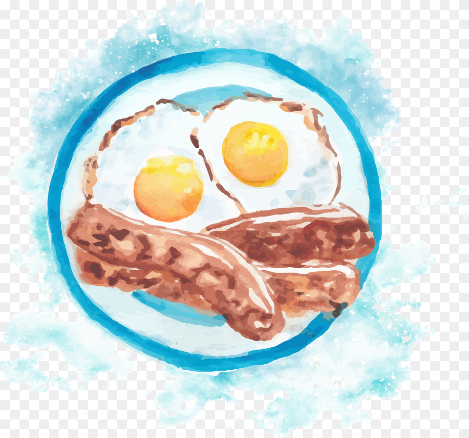Fried Egg Breakfast And Fried Egg, Food, Fried Egg, Hot Tub, Tub Png Image