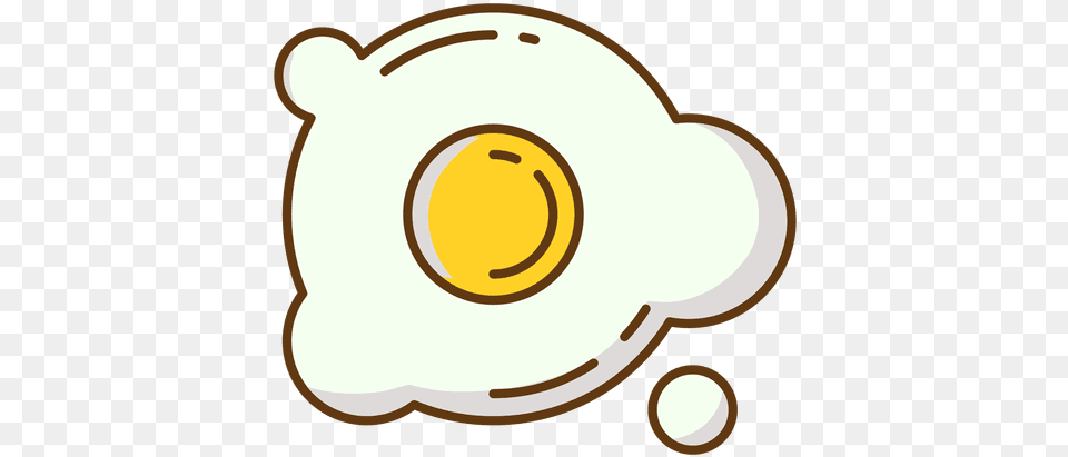 Fried Egg Design Circle, Disk Png