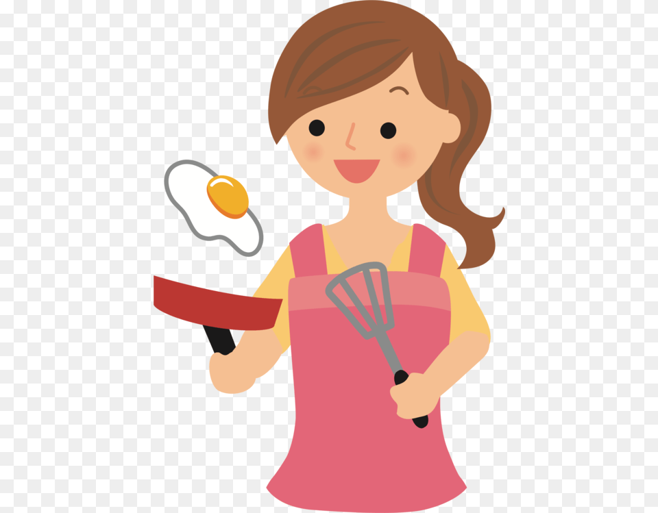 Fried Egg Frying Pan Cooking, Baby, Person, Cutlery, Cleaning Png Image