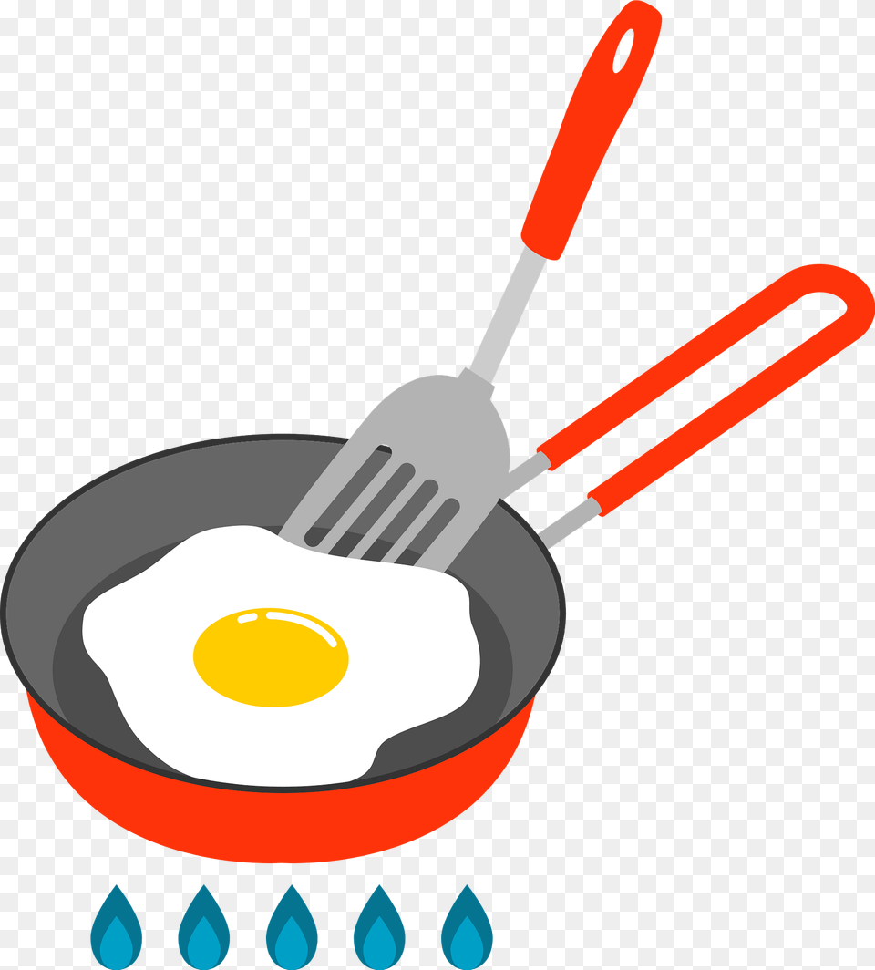 Fried Eggs Cooking Clipart, Cooking Pan, Cookware, Frying Pan, Plant Png