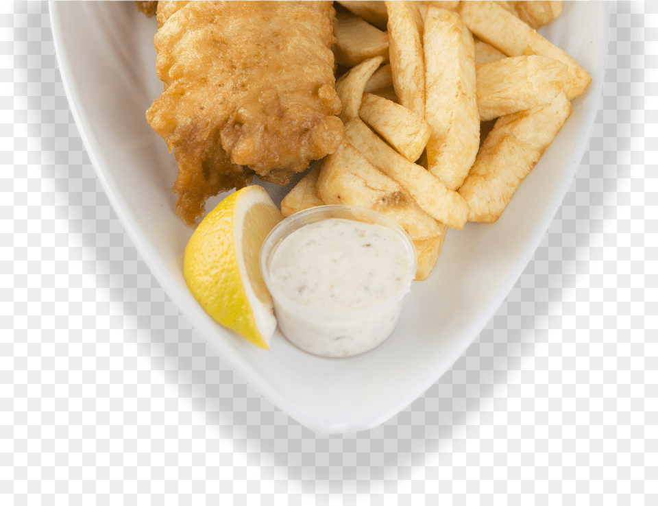 Fried Fish Lunch Clipart Library Wigmore Fish Fish And Chips, Plate, Food, Fries, Fried Chicken Png Image