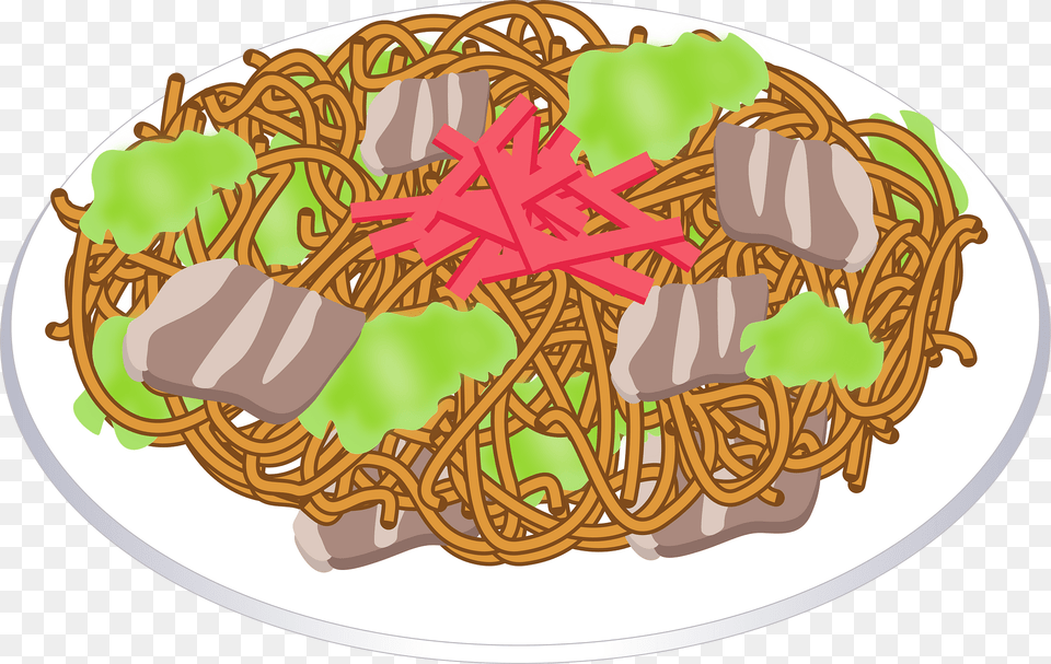 Fried Noodles Food Clipart, Noodle, Birthday Cake, Cake, Cream Free Png Download