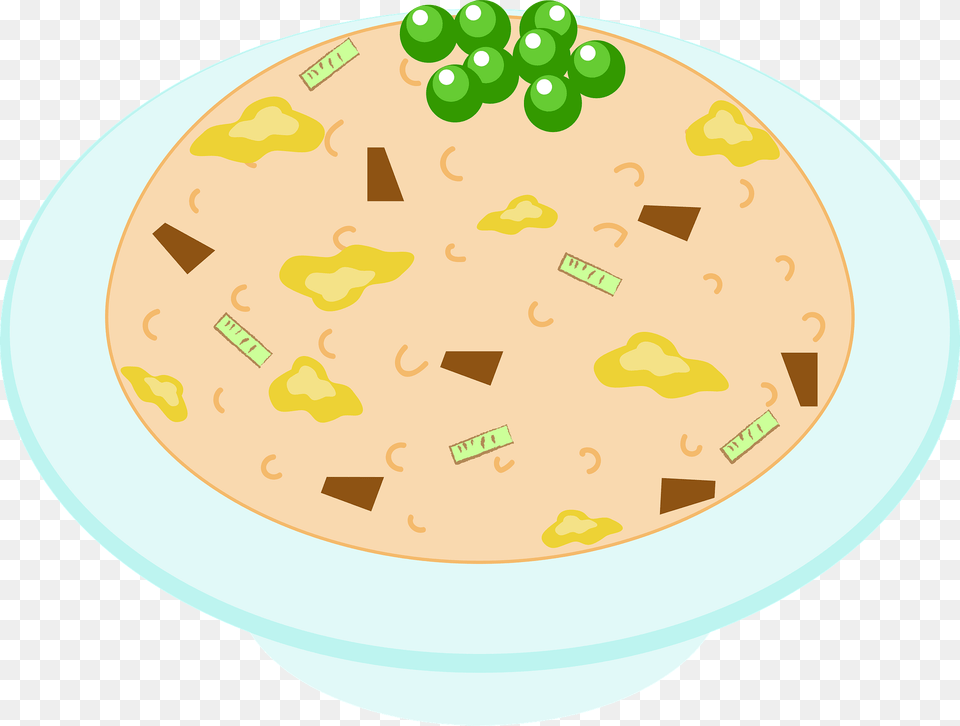 Fried Rice Clipart, Food, Meal, Dish, Cream Png Image