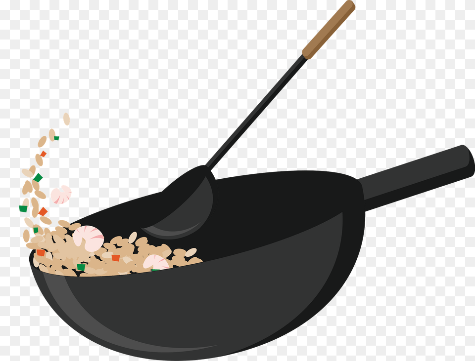 Fried Rice Cooking Clipart, Cooking Pan, Cookware, Frying Pan, Cutlery Free Png Download