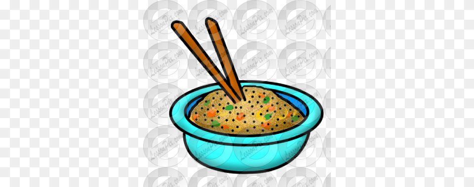 Fried Rice Picture For Classroom Therapy Use, Bowl, Food, Meal, Soup Bowl Free Png Download