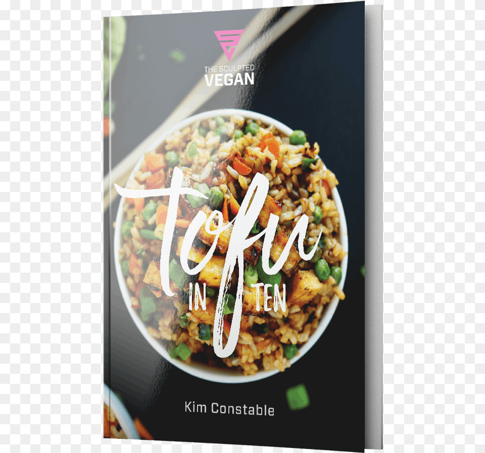 Fried Rice Tofu, Food, Meal, Plate, Advertisement Free Png