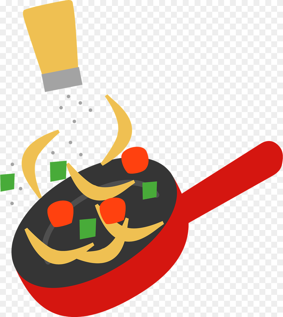 Fried Vegetables Cooking Clipart, Cooking Pan, Cookware, Frying Pan, Dynamite Free Png