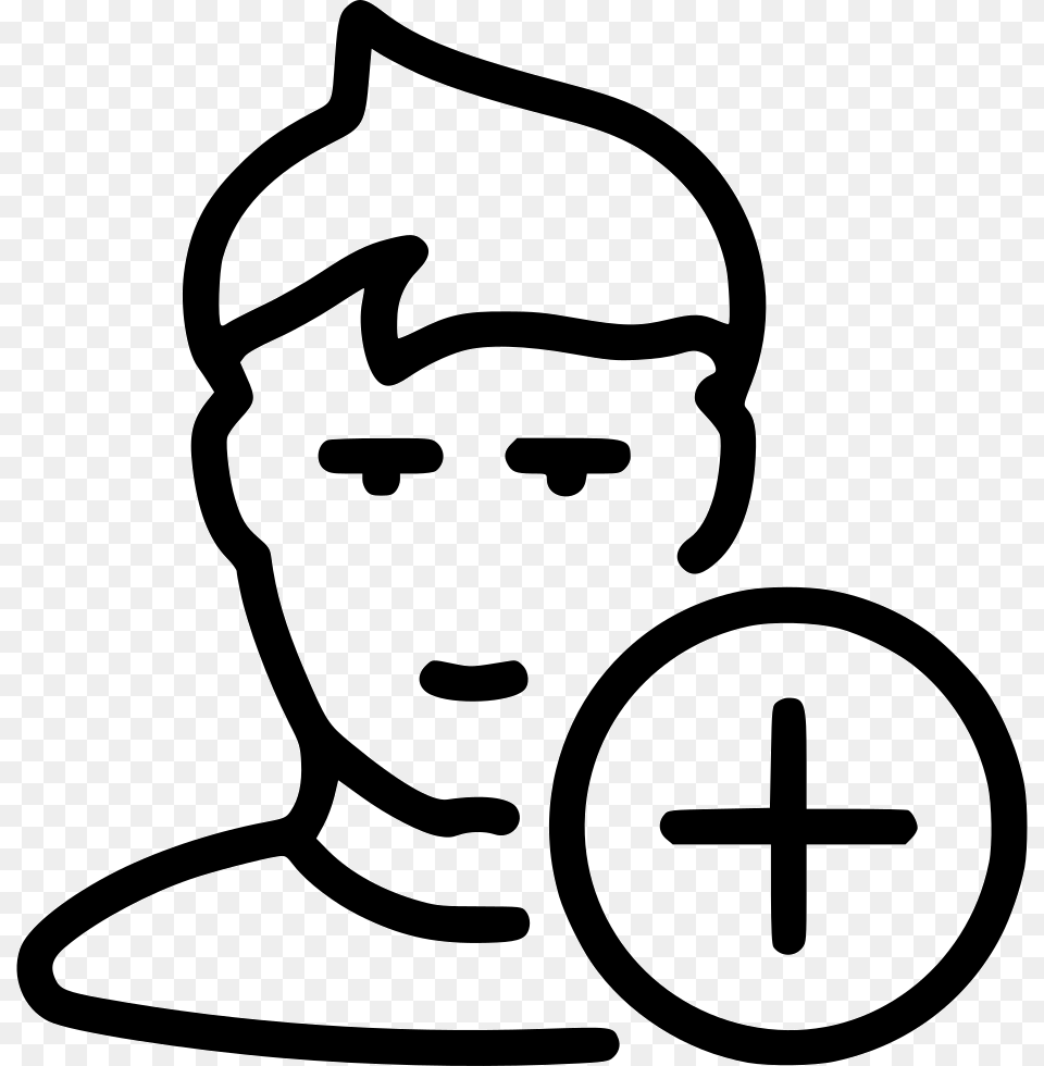 Friend Add Like Subscribe User Human Avatar Icon, Stencil, Bow, Weapon, Symbol Png