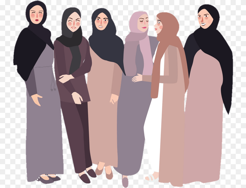 Friend Hijab Icon Icon Best Friend, Clothing, Sleeve, Fashion, Person Png