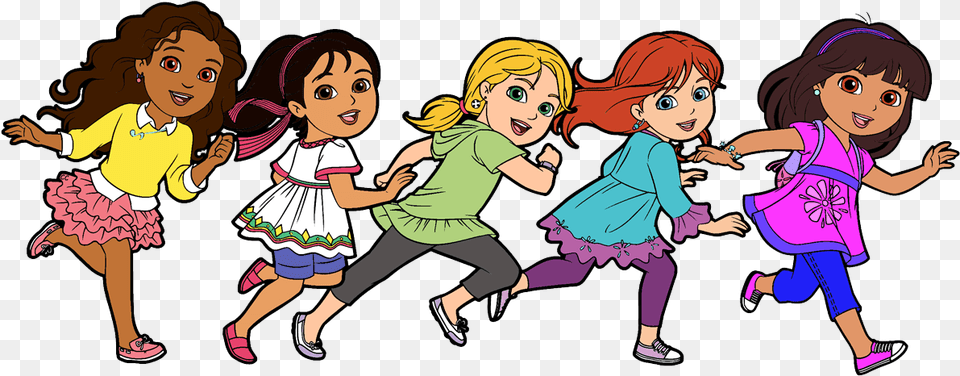 Friend Picture School Friends Photo In Cartoon, Book, Publication, Comics, Baby Free Transparent Png