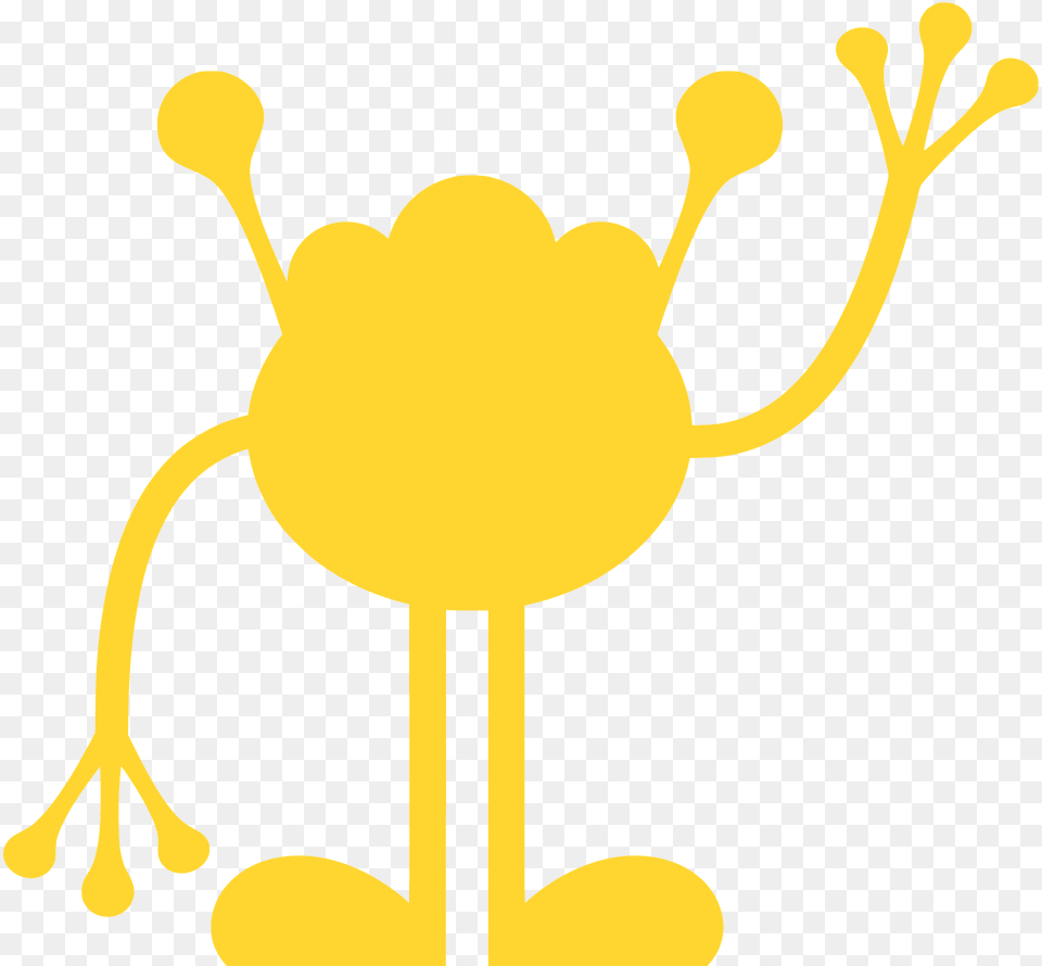Friendly Alien Silhouette, Anther, Flower, Plant, Petal Free Png