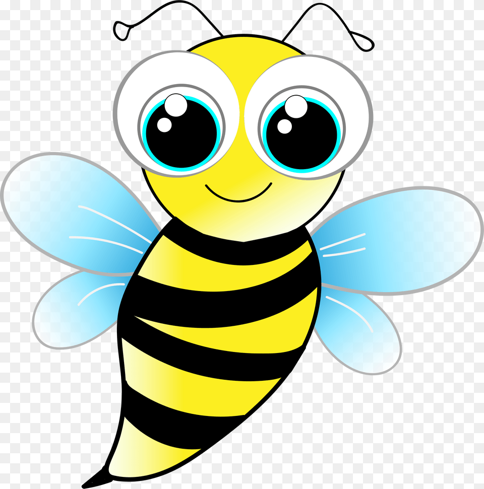 Friendly Bee, Animal, Honey Bee, Insect, Invertebrate Free Transparent Png