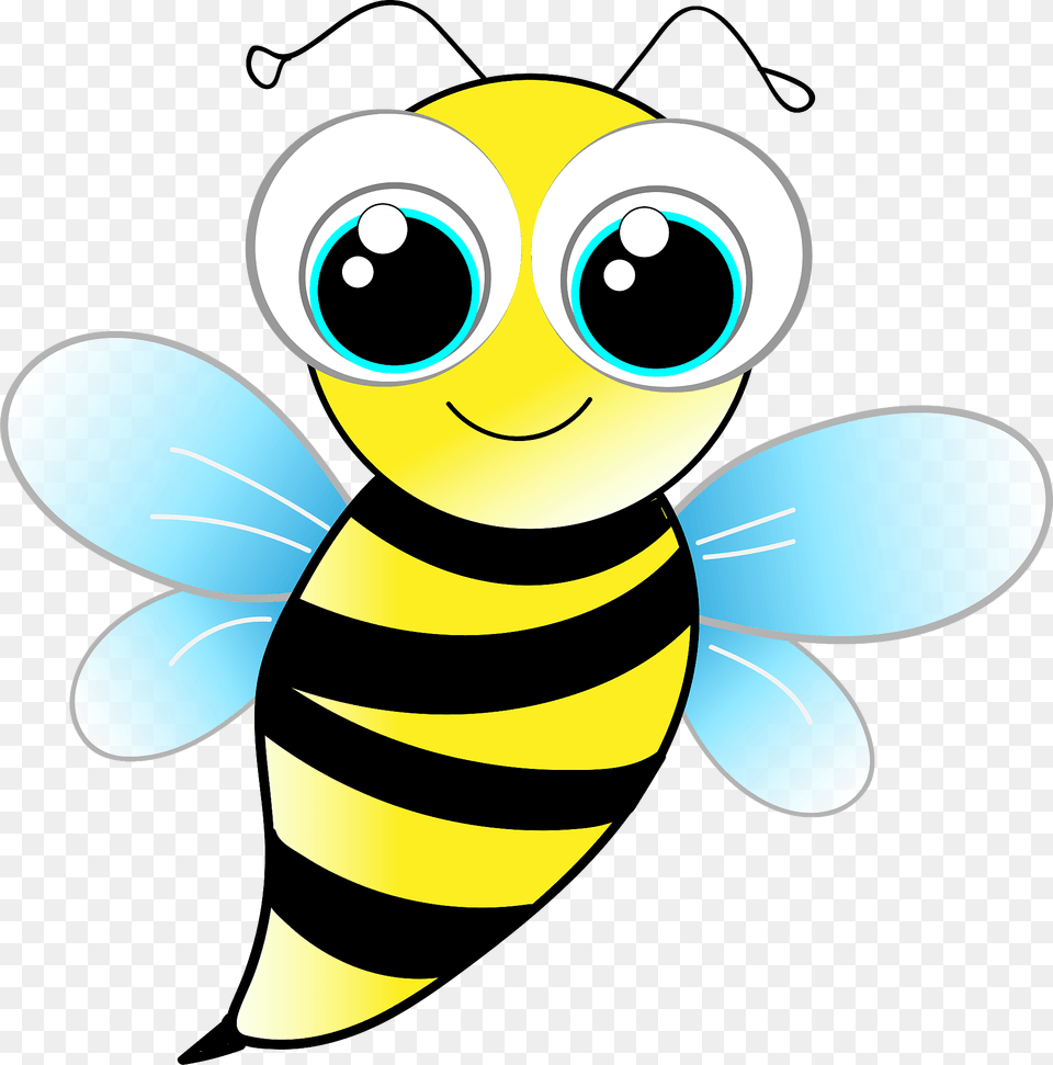 Friendly Bee Clipart, Animal, Wasp, Honey Bee, Insect Free Png