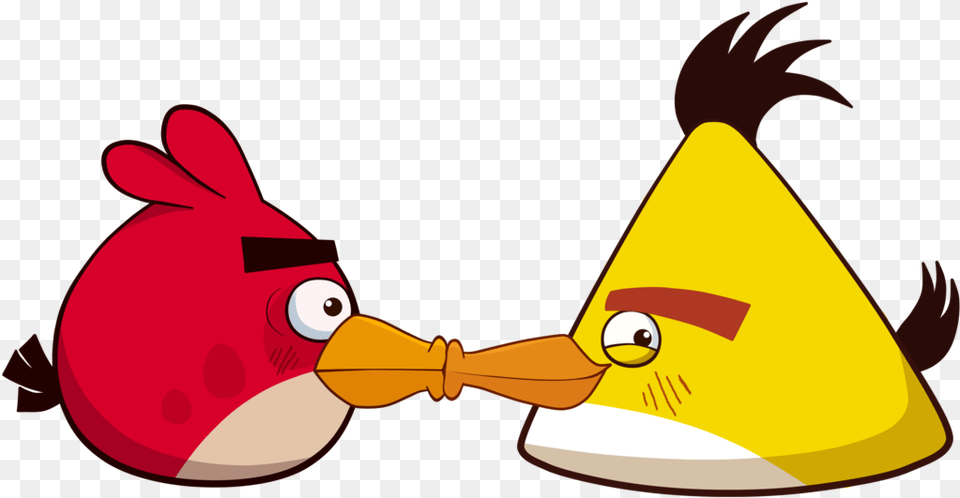Friendly Bird Cliparts Angry Birds Love Kiss, Clothing, Hat Free Png