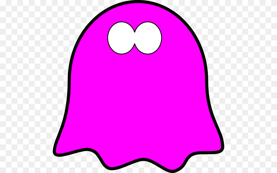 Friendly Dark Pink Ghost Wavy Base Clip Art, Purple, Clothing, Hardhat, Helmet Free Transparent Png