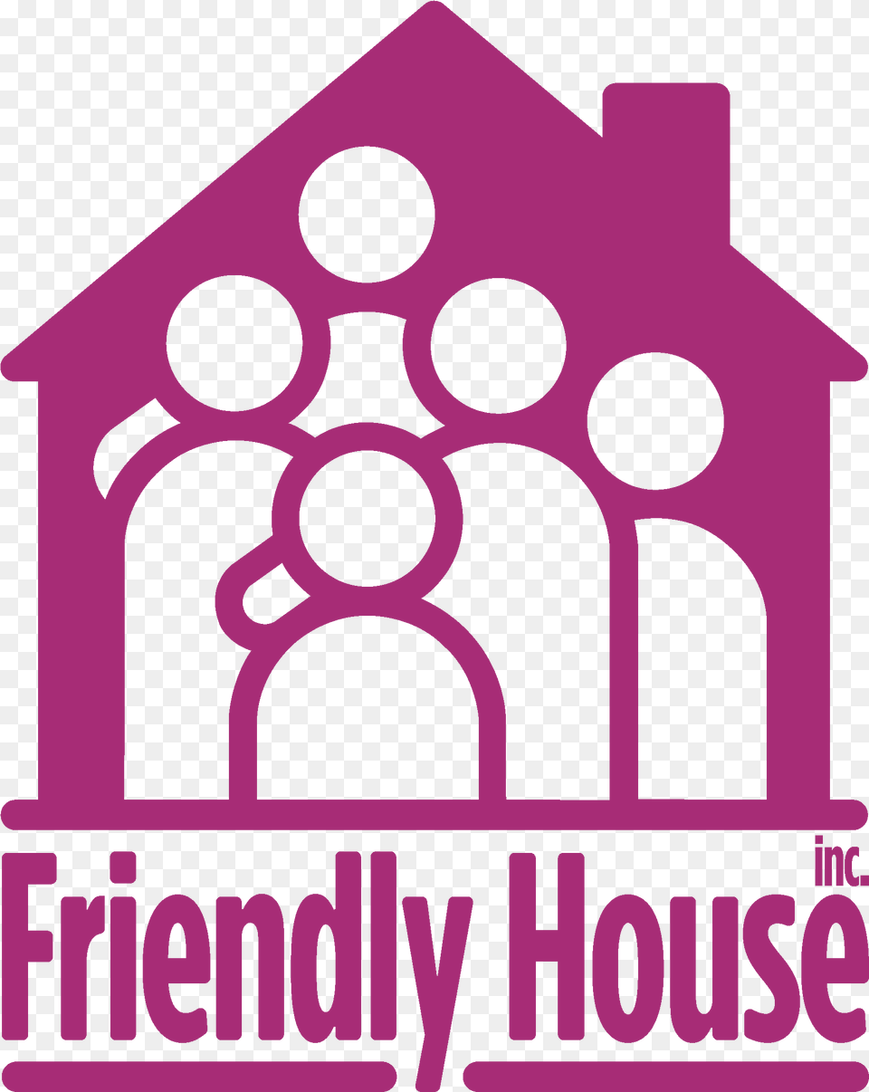 Friendly House Inc Logo Friendly House Logo, Purple, Arch, Architecture, Dynamite Free Png Download