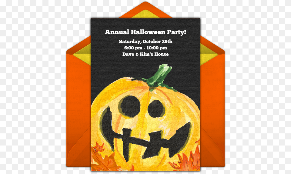 Friendly Jack O39 Lantern Online Invitation Jack O39 Lantern, Advertisement, Poster Png