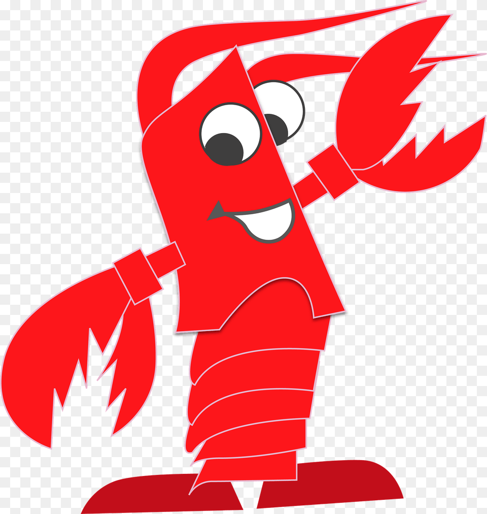 Friendly Lobster Clipart, Food, Seafood, Animal, Sea Life Png