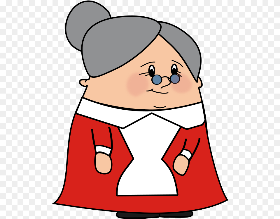 Friendly Old Lady Cartoon, Baby, Person, Face, Head Png Image