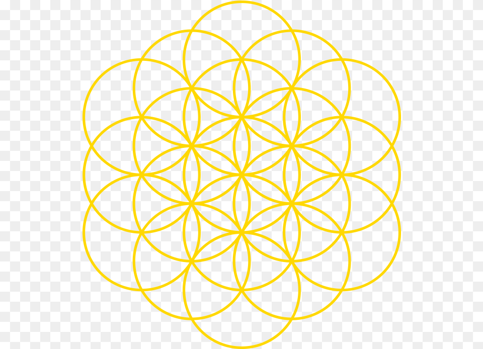 Friendly Yellow Flower Of Life, Pattern, Chandelier, Lamp Png Image