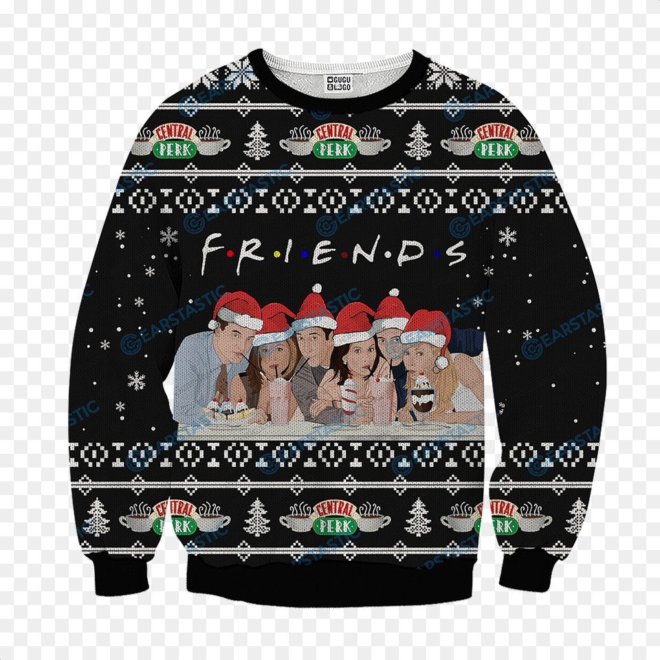 Friends, Sweatshirt, Sweater, Knitwear, Clothing Png Image