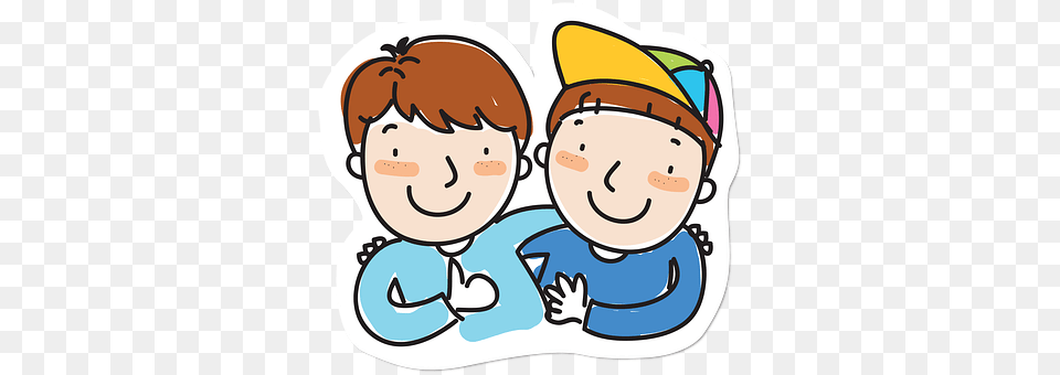 Friends Sticker, People, Person, Art Png