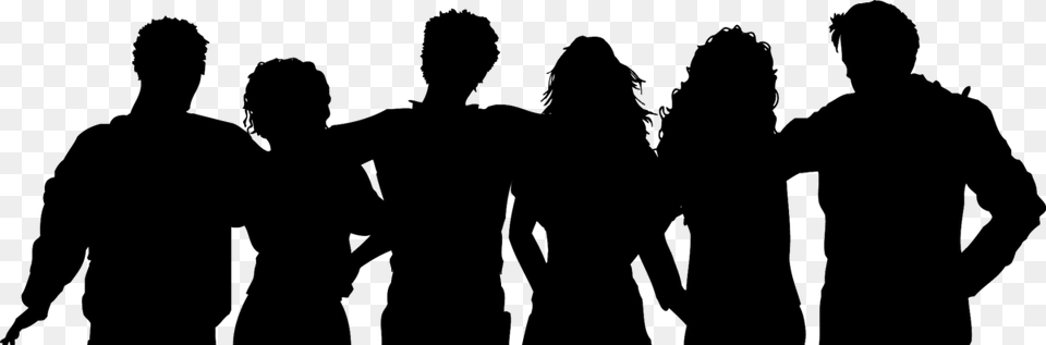 Friends And Family Hanging Out With Friends Clipart, Silhouette, Person, People, Adult Png Image