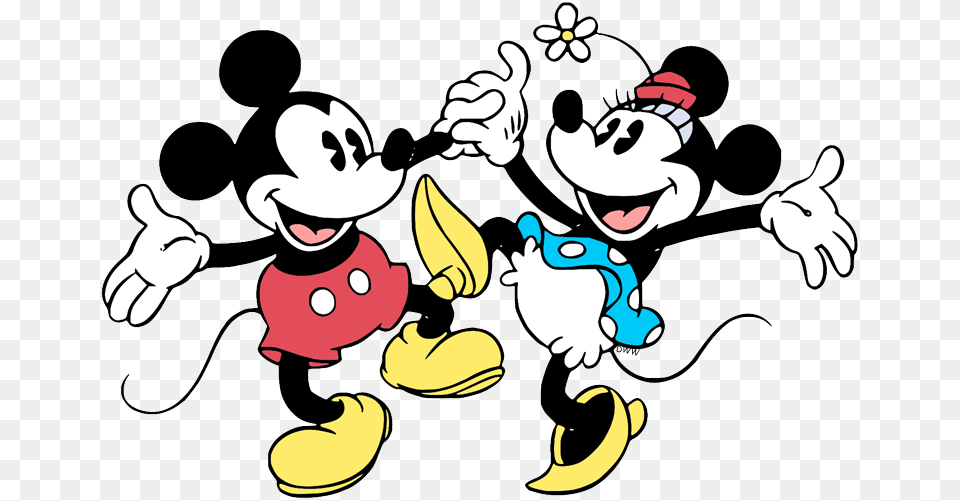 Friends Clip Art Mickey And Minnie Mouse Background, Cartoon, Baby, Person Png