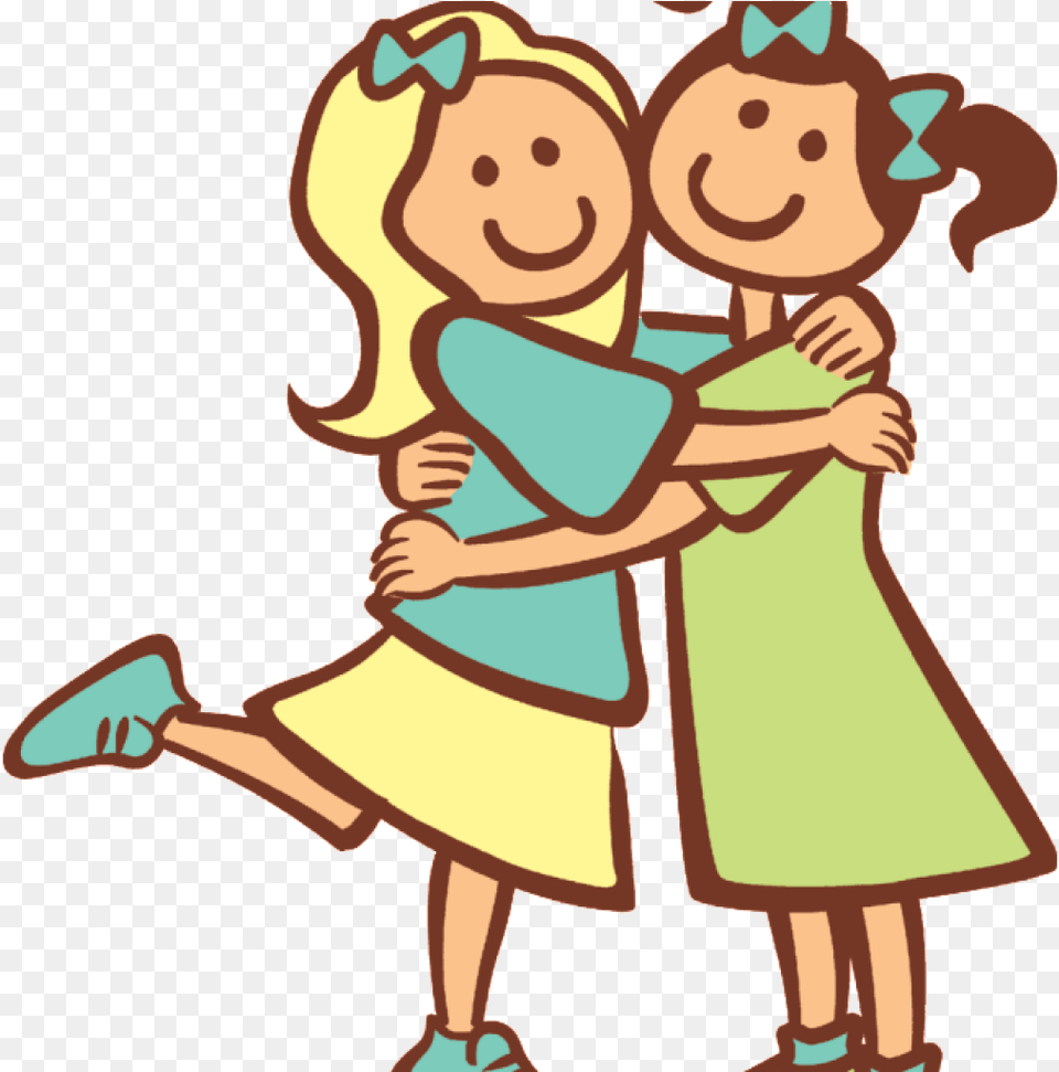 Friends Clipart Friends Clip Art, Baby, Person, Hugging, Face Free Png Download