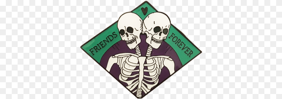 Friends Forever Pin Emblem, Face, Head, Person Png Image