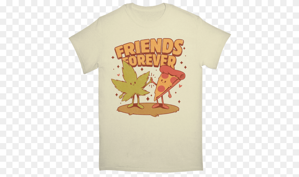 Friends Forever Pizza And Marijuana Tshirt T Shirt Design For Friendship, Clothing, T-shirt, Animal, Bird Free Png