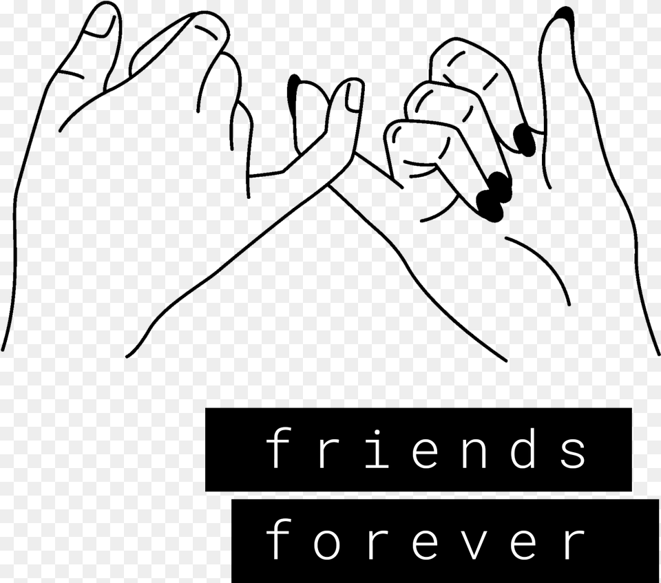 Friends Forever Text, Body Part, Hand, Person, Stencil Png