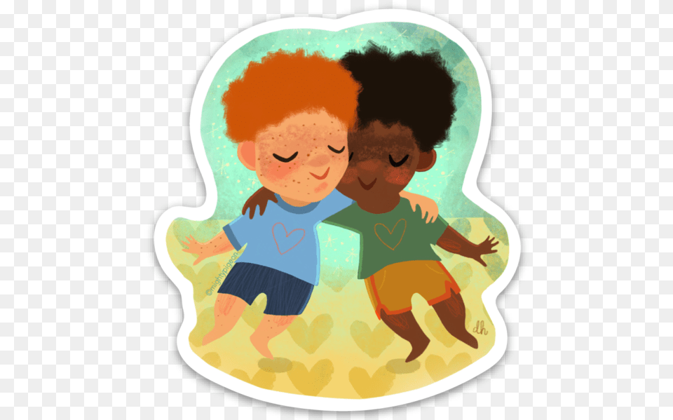 Friends Forever Vinyl Sticker Love, Face, Head, Person, Photography Free Png Download